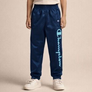Champion (10-12) Kids' Navy Blue Logo Jogger Pants